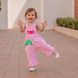 The Very Hungry Caterpillar Overalls Jumpsuit Second Birthday Bodysuit clothes